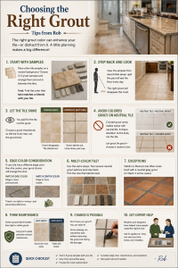 choosing grout color