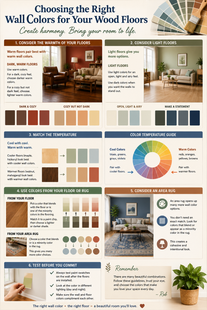 wall colors for hardwood floors