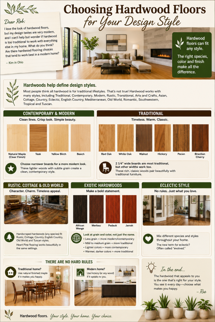 hardwood flooring for modern homes
