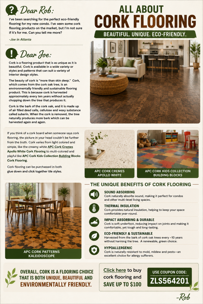 eco-friendly cork flooring