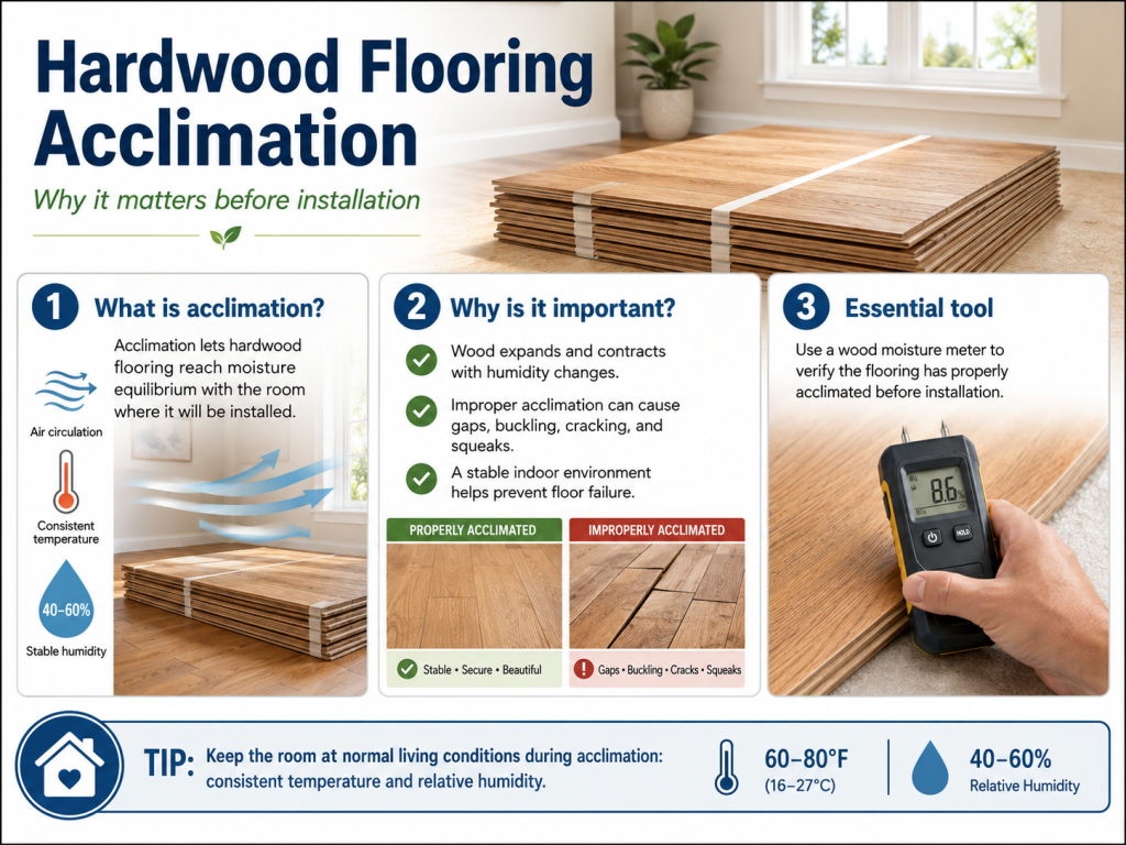 hardwood flooring acclimation