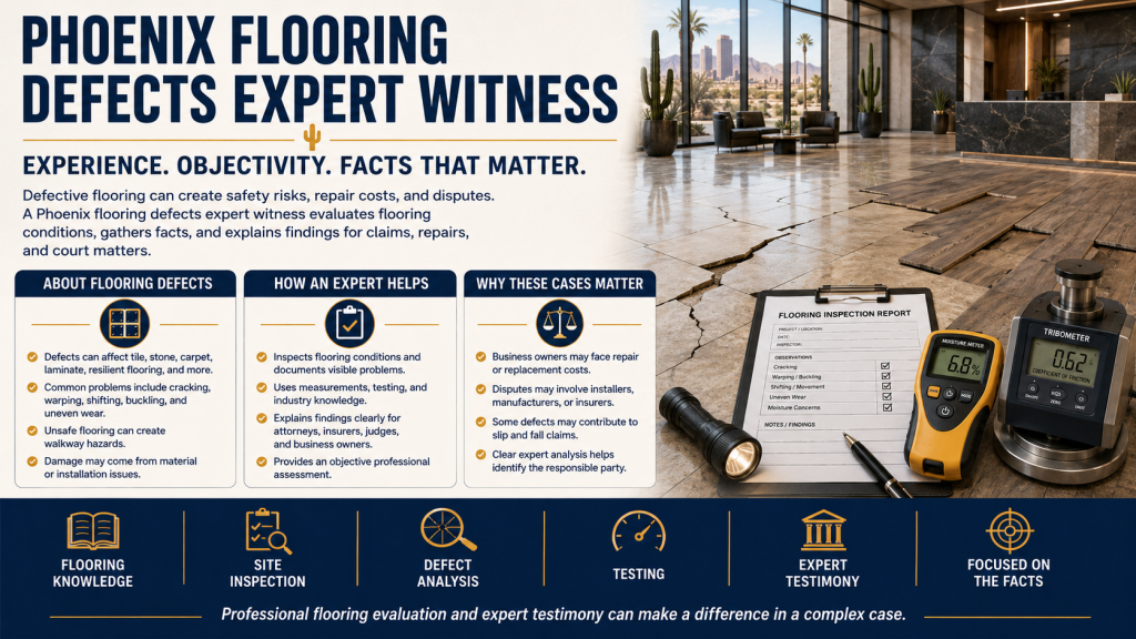 Phoenix flooring defects expert witness