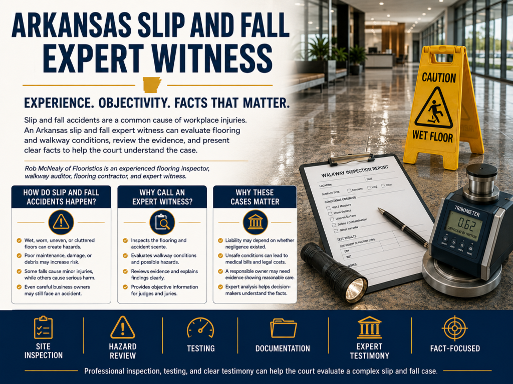 arkansas slip and fall expert witness