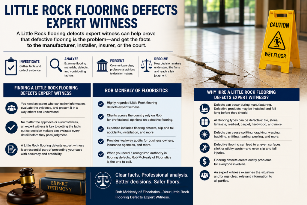 Little Rock Flooring Defects Expert Witness