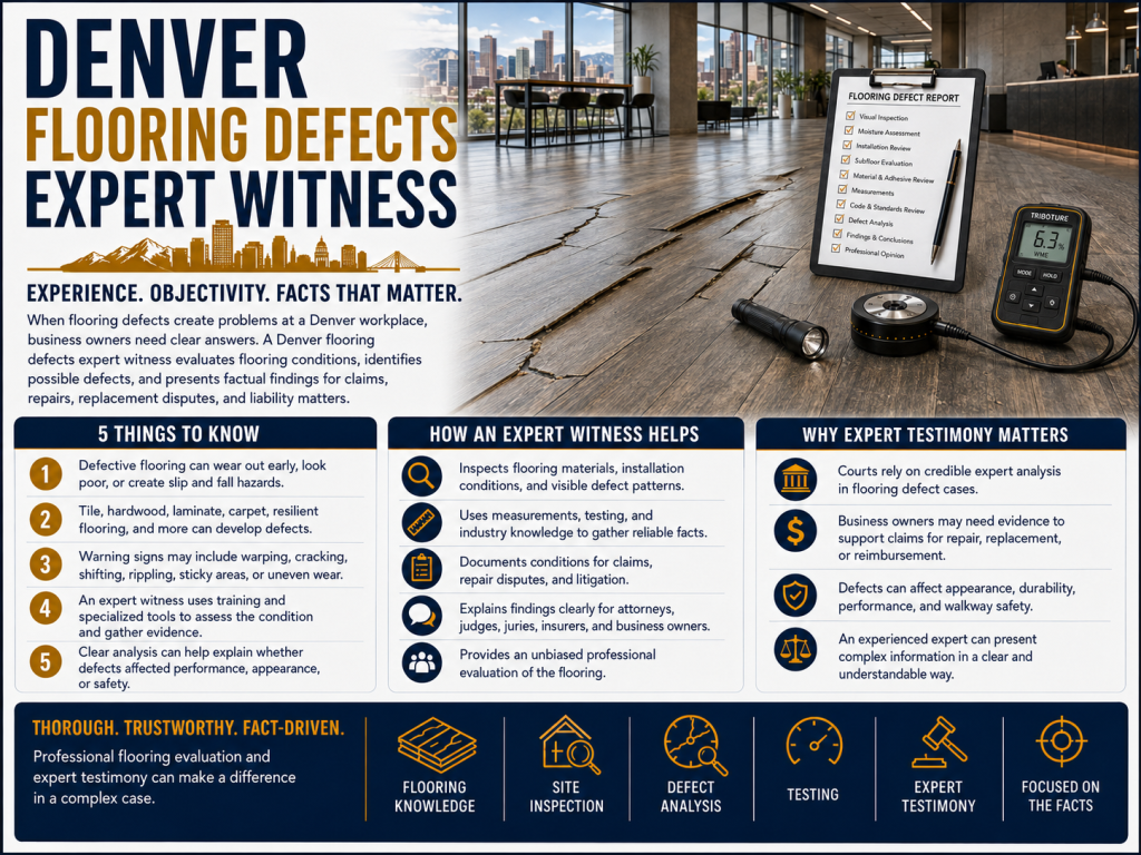 denver flooring defects expert witness