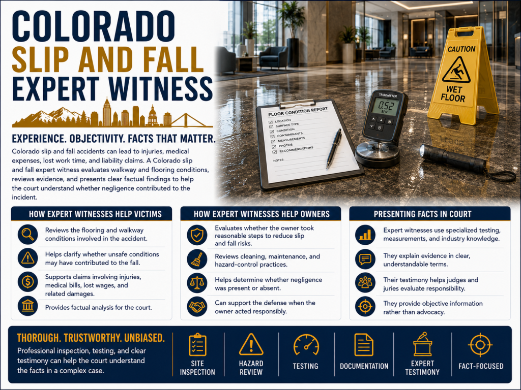 Colorado slip and fall expert witness