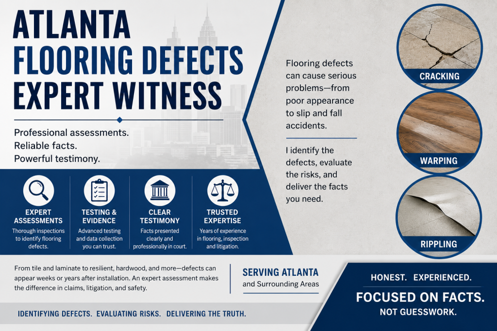 atlanta flooring defects expert witness
