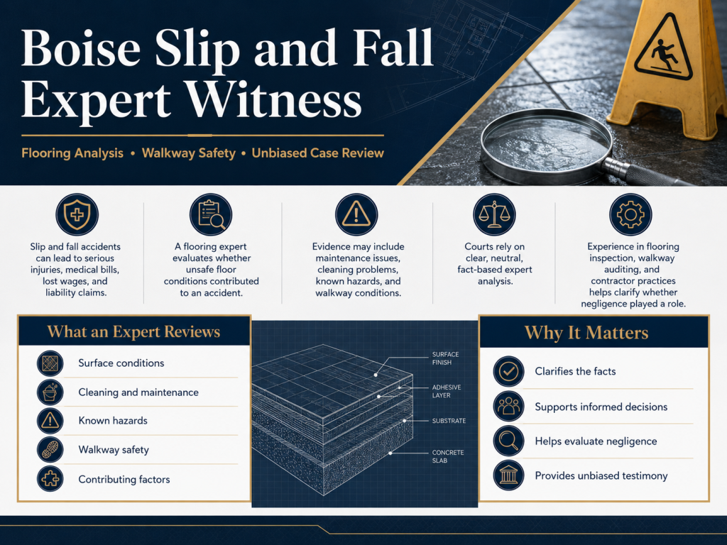 boise slip and fall expert witness