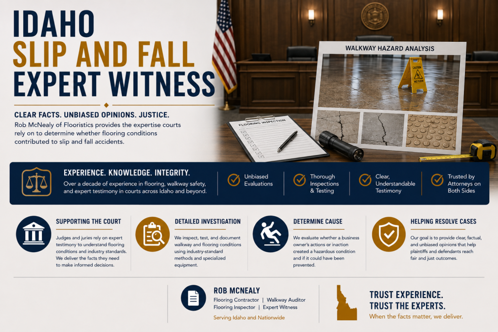 idaho slip and fall expert witness