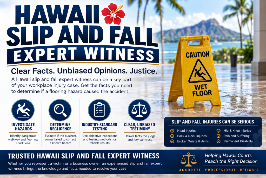 hawaii slip and fall expert witness