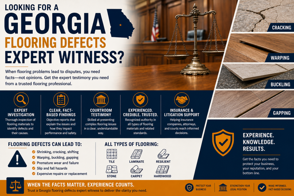 Georgia flooring defects expert witness