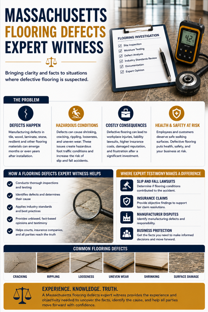 massachusetts flooring defects expert witness