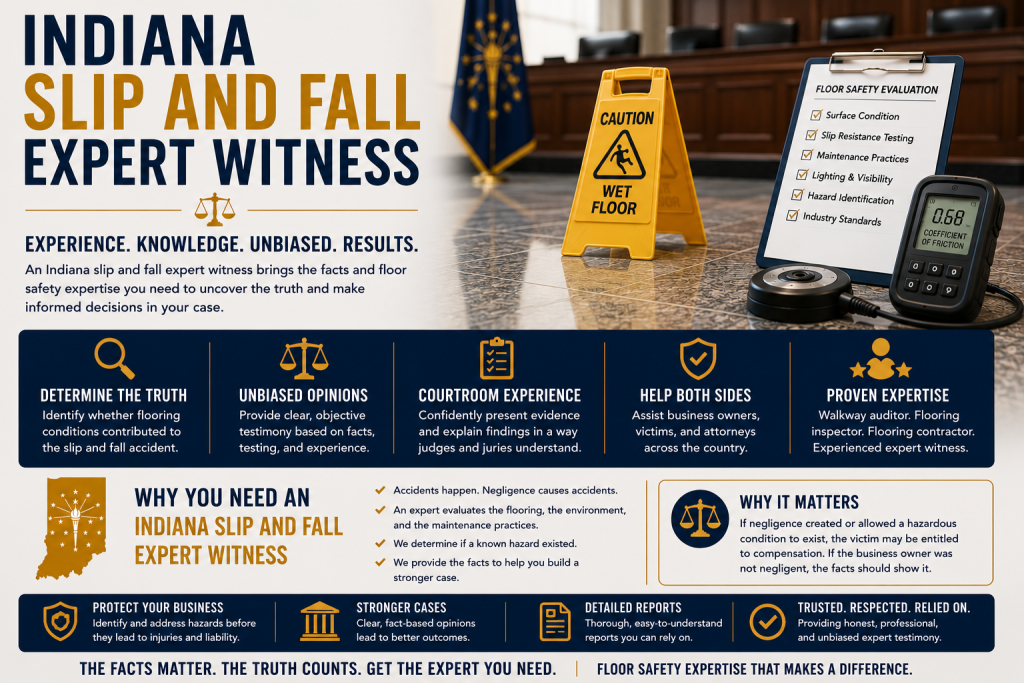 Indiana slip and fall expert witness