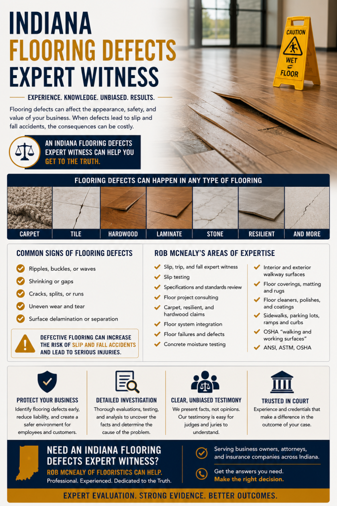Indiana flooring defects expert witness
