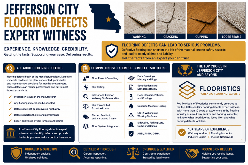 jefferson city flooring defects expert witness