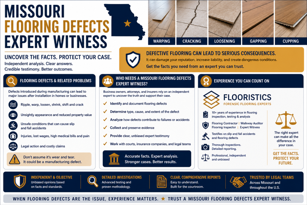 Missouri flooring defects expert witness