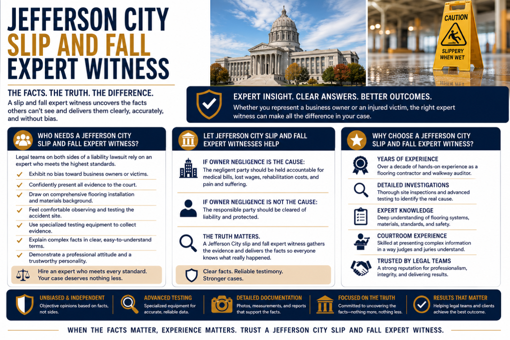 jefferson city slip and fall expert witness