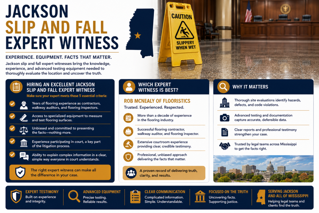 Jackson slip and fall expert witness