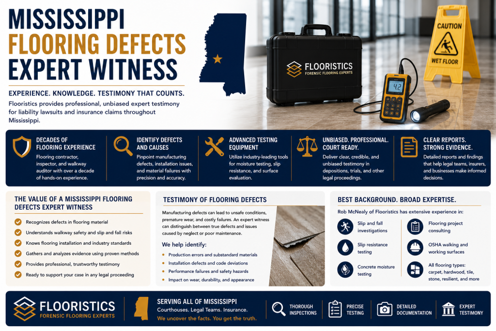 mississippi flooring defects expert witness