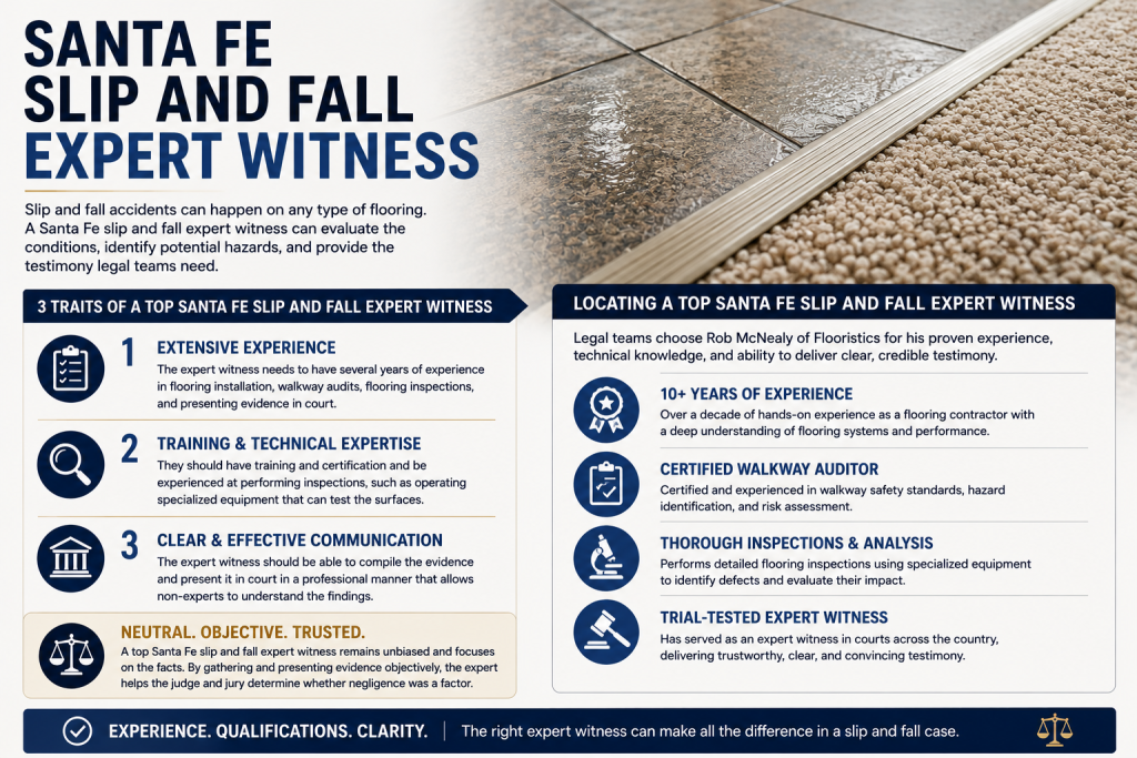santa fe slip and fall expert witness