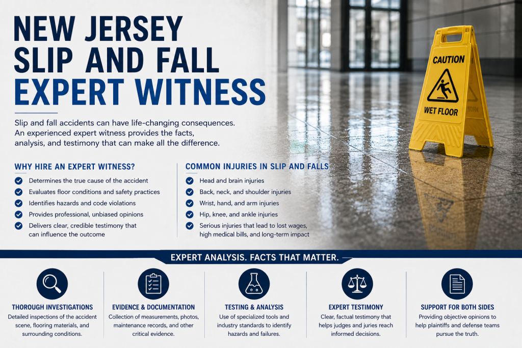 New Jersey slip and fall expert witness