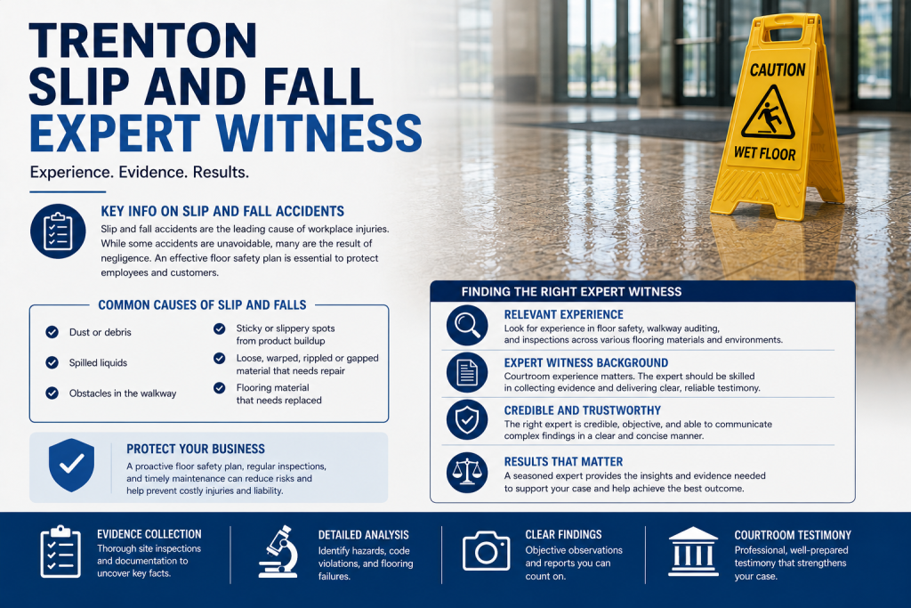 trenton slip and fall expert witness