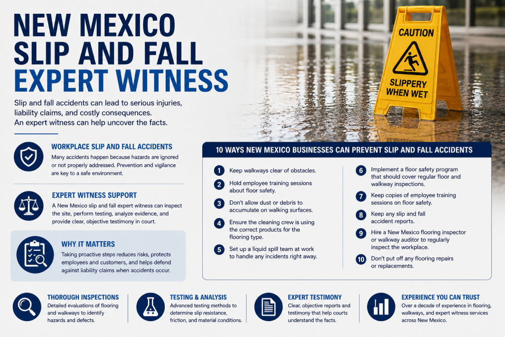 new mexico slip and fall expert witness