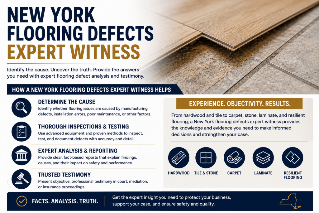 new york flooring defects expert witness