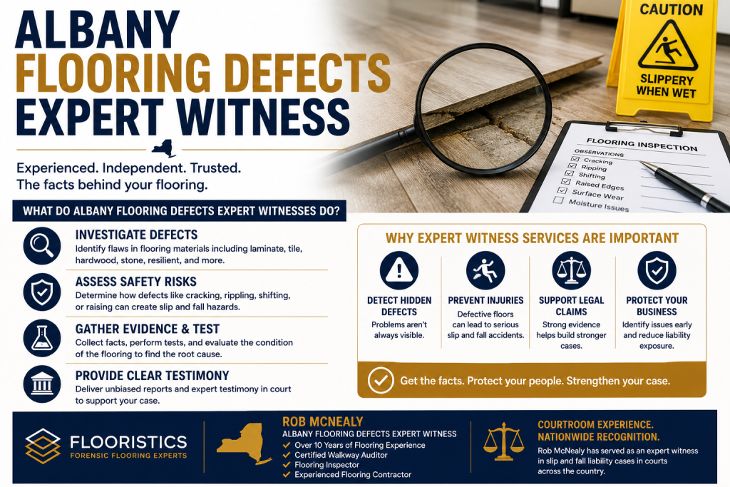 albany flooring defects expert witness