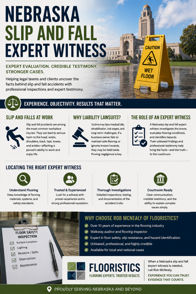 nebraska slip and fall expert witness