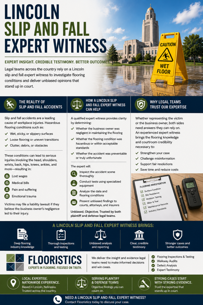 lincoln slip and fall expert witness