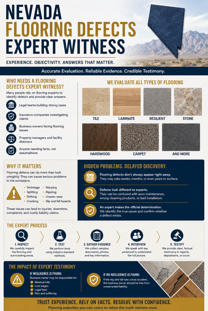 nevada flooring defects expert witness
