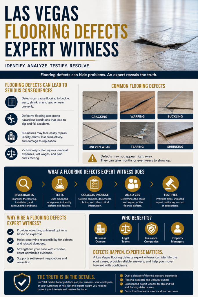 las vegas flooring defects expert witness