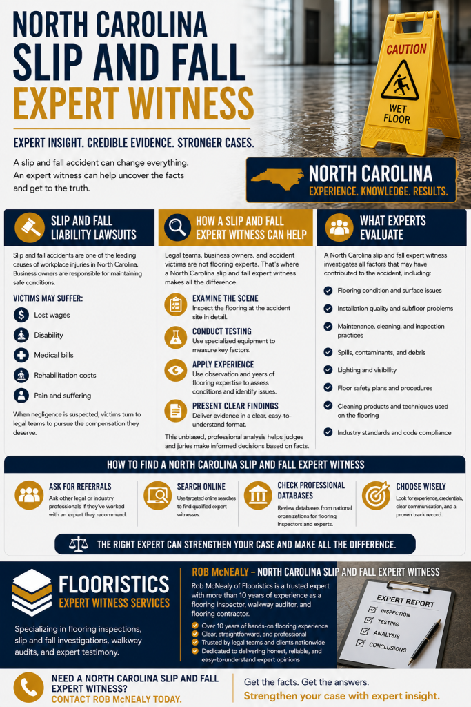 North carolina slip and fall expert witness