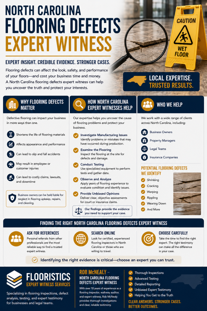 north carolina flooring defects expert witness