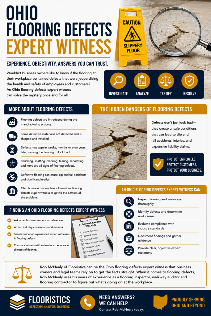 ohio flooring defects expert witness