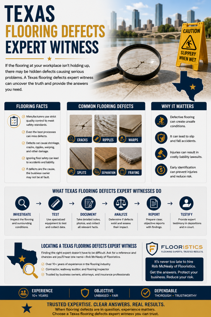 texas flooring defects expert witness