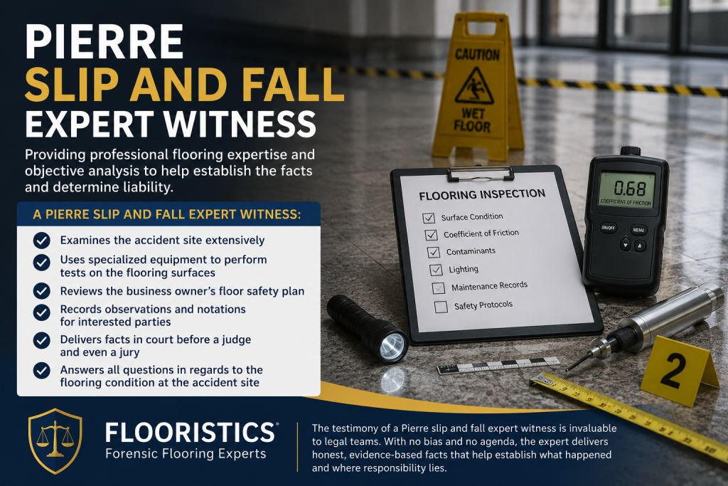 pierre slip and fall expert witness