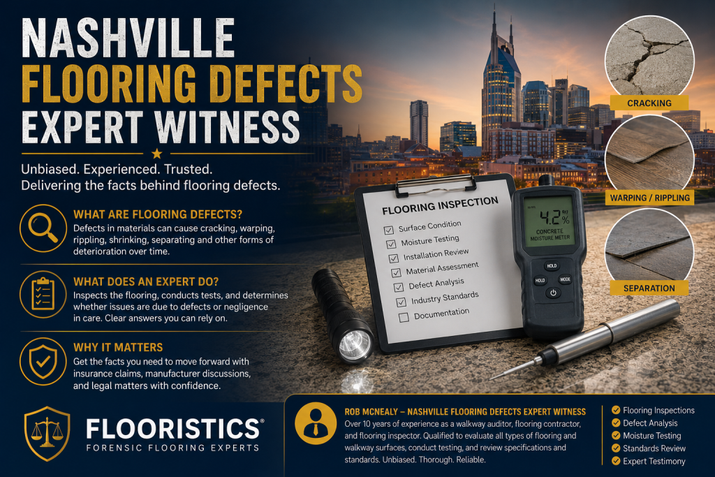 nashville flooring defects expert witness