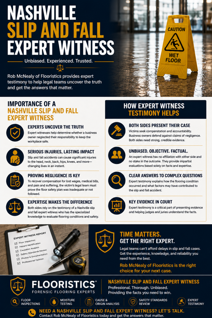nashville slip and fall expert witness