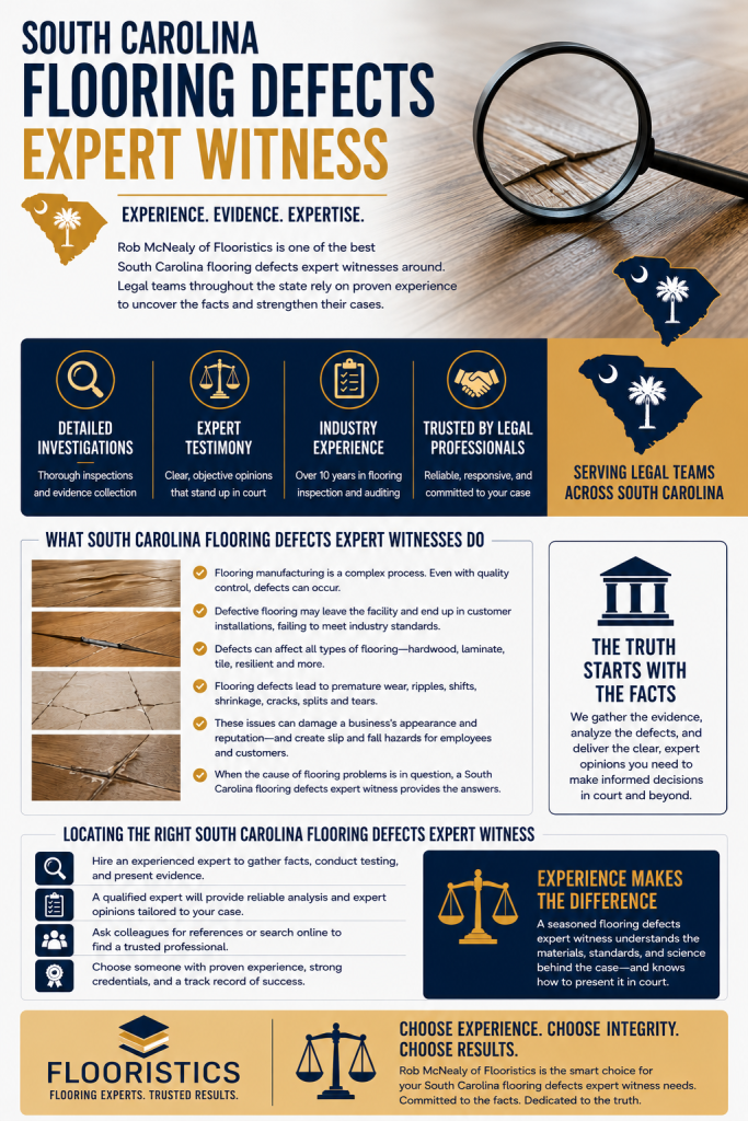 south carolina flooring defects expert witness