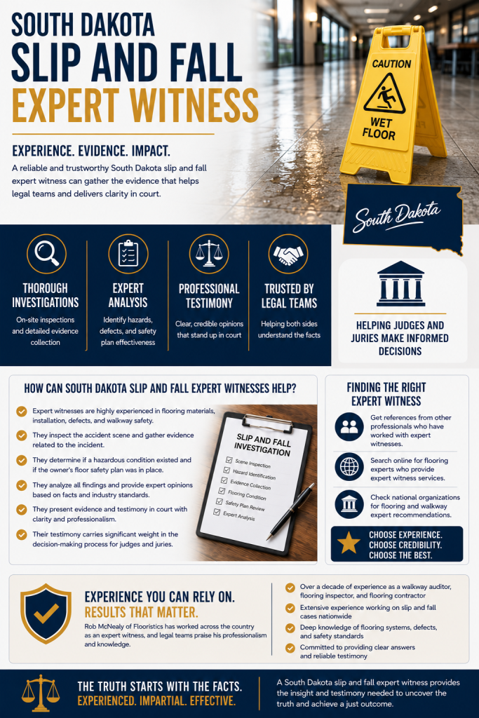 south dakota slip and fall expert witness