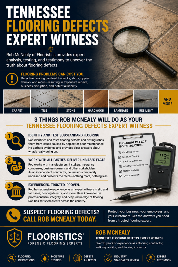 tennessee flooring defects expert witness
