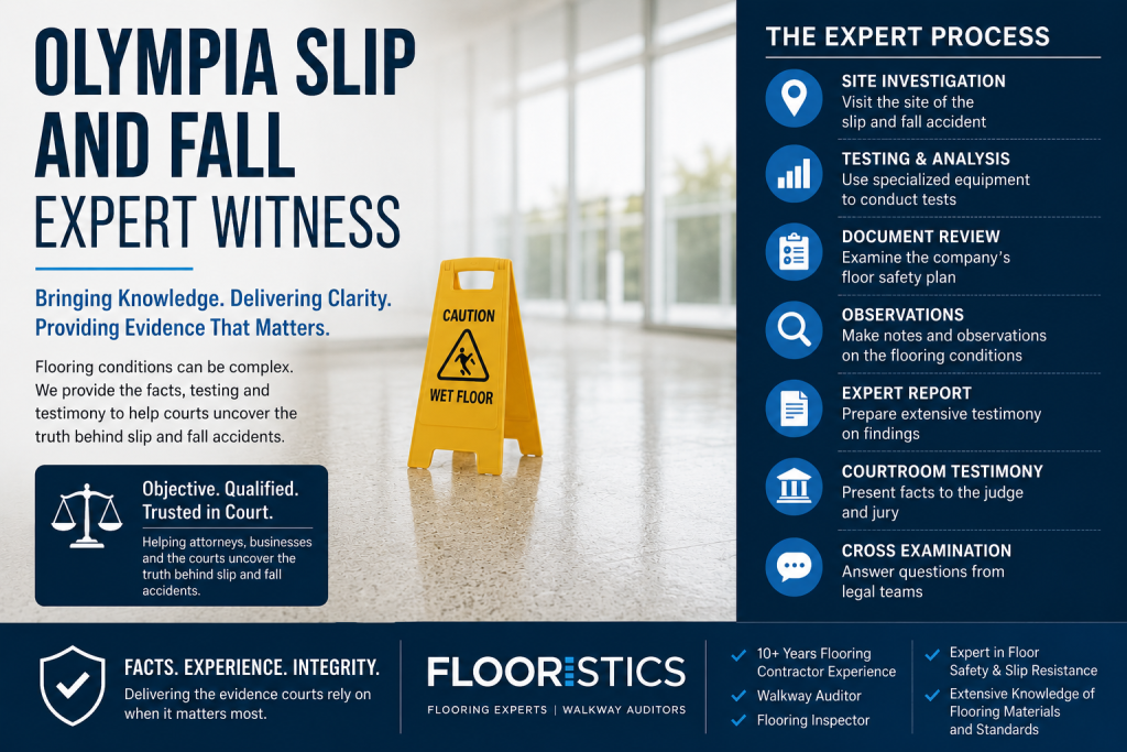 olympia slip and fall expert witness