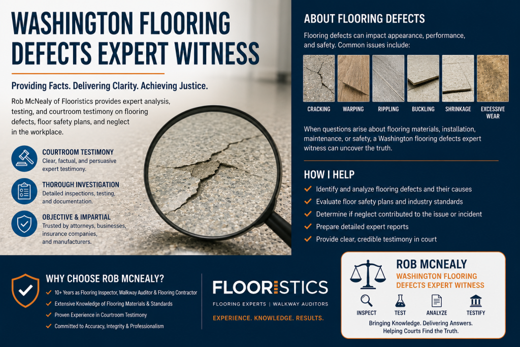 washington flooring defects expert witness