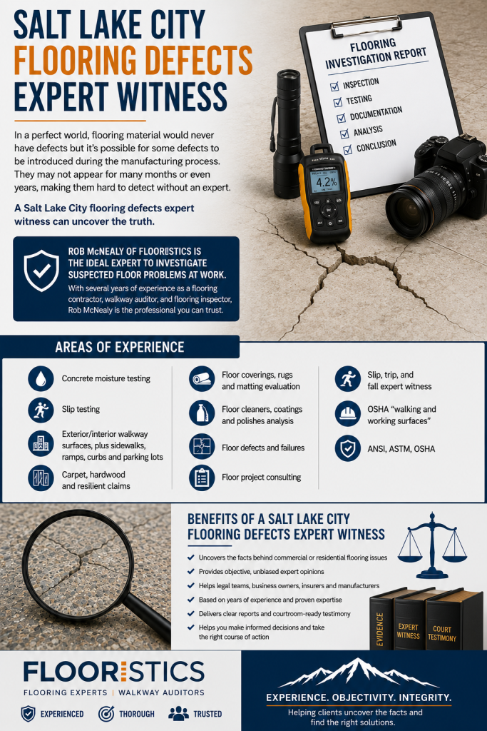 salt lake city flooring defects expert witness