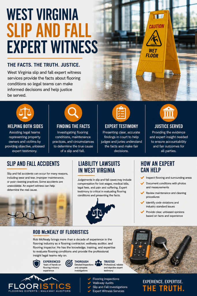 west virginia slip and fall expert witness