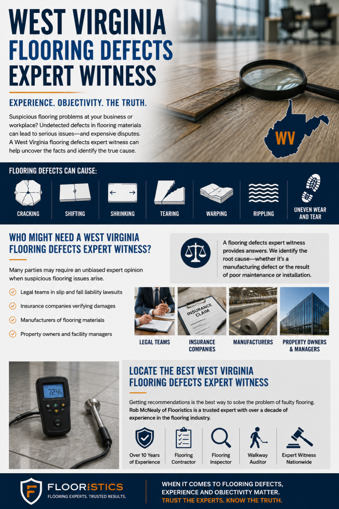 west virginia flooring defects expert witness