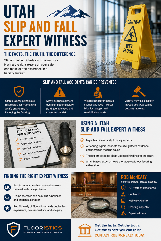 utah slip and fall expert witness