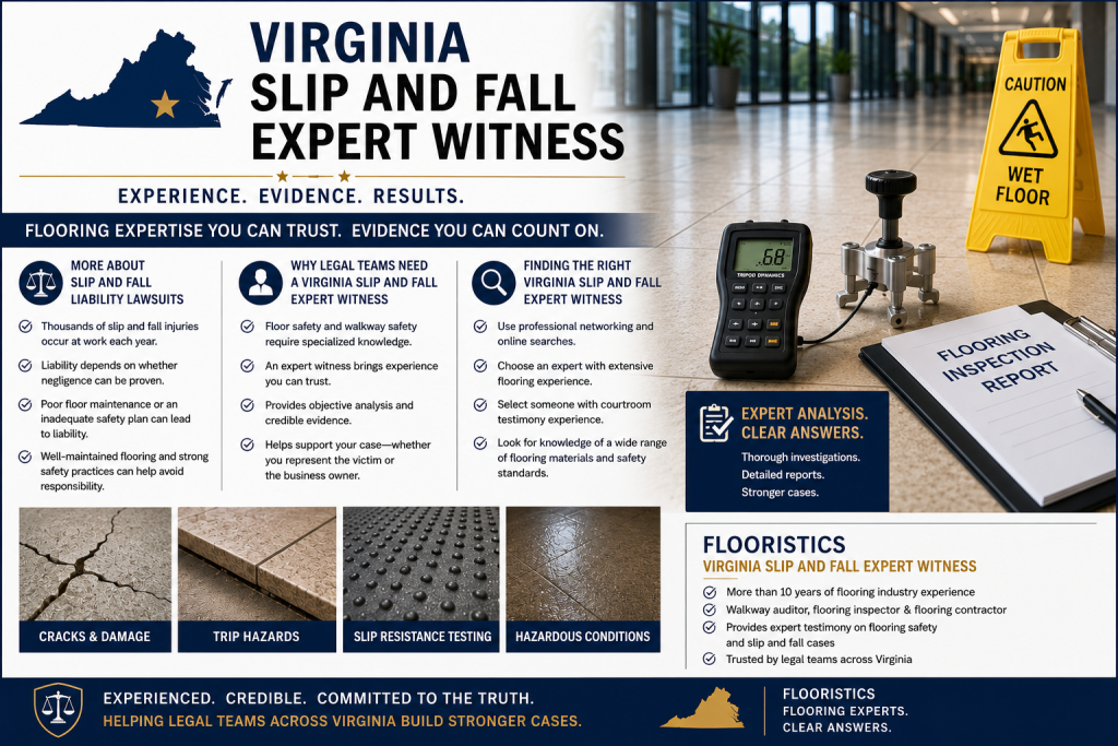 virginia slip and fall expert witness